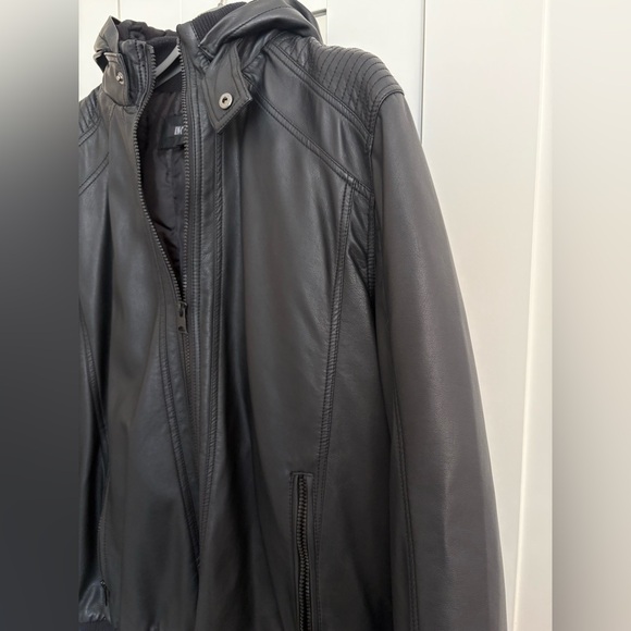 I.N.C. Men's Regular-Fit Faux-Leather Bomber Jacket - Picture 7 of 9